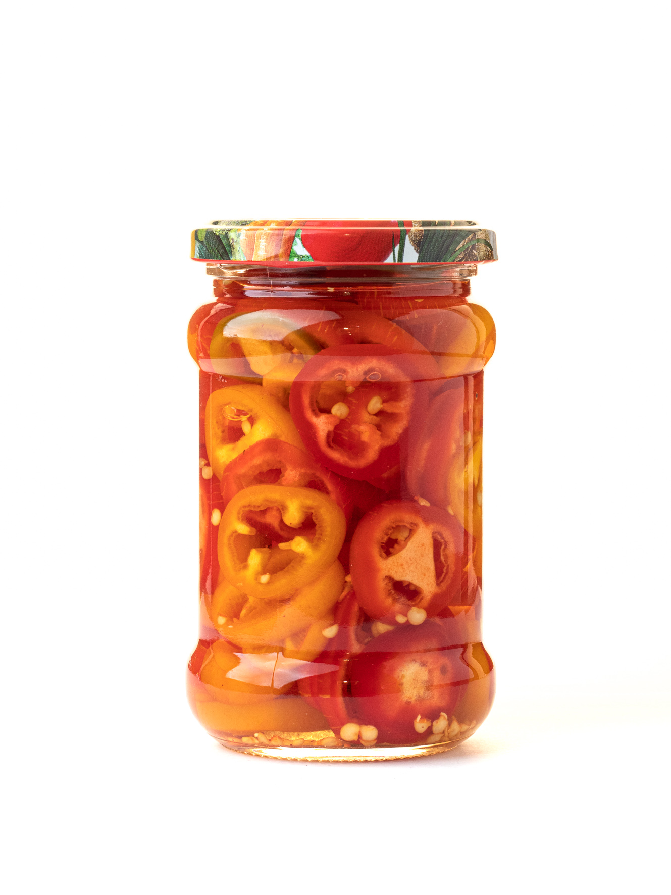 Chilli in glass jar